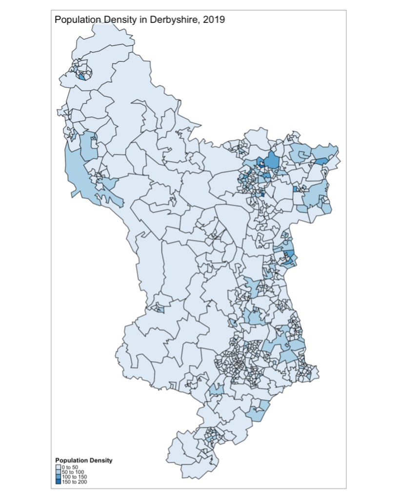Figure 12. Geo Map of Population Density.