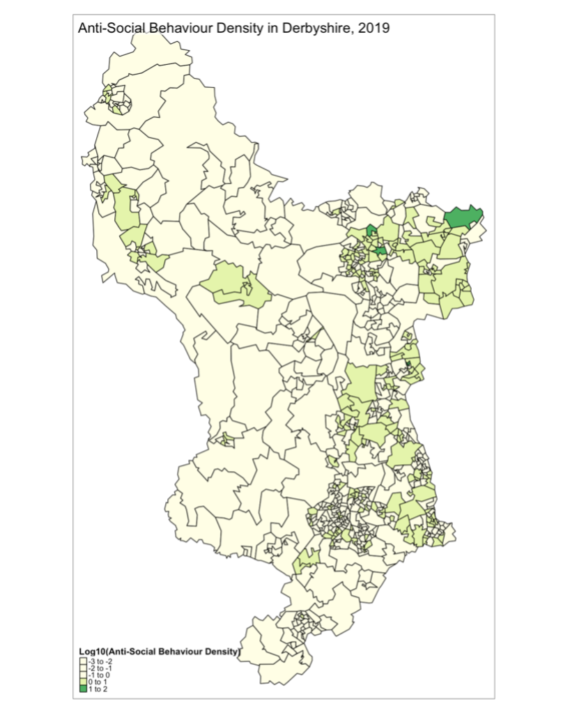 Figure 13. Geo Map of Anti-Social Behaviour.